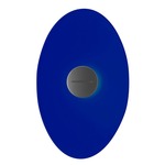 Bit 2 Wall Sconce - Satin / Blue