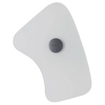 Bit 5 Wall Sconce - Satin / White