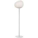 Gregg Floor Lamp - White / White