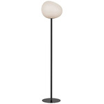 Gregg Floor Lamp - Graphite / White