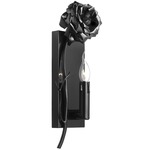 Love You Love You Not Wall Light - Gloss Black