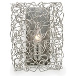 Crystal Waters Wall Sconce - Nickel