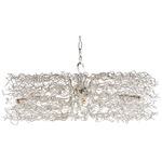 Hollywood Round Chandelier - Nickel