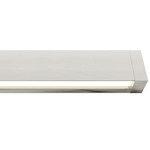 Nova Warm Dim Ceiling/Remote Power 48IN - Discontinued - Satin Nickel / White Lens