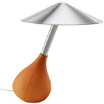 Piccola Table Lamp - Aluminum / Tangerine