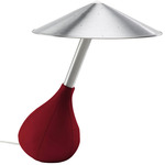 Piccola Table Lamp - Aluminum / Red