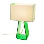 Tube Top Color Table Lamp - Green / White