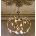 Chill Out Two Tier Suspension with Crystal Balls - Chrome / Crystal