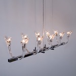 Chill Out Linear Suspension without Crystal Balls - Chrome / Crystal
