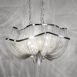 Atlantis Two Tier Chandelier - Nickel