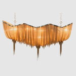 Atlantis Linear Chandelier - Gold