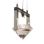 Elements of Love LED Pendant - Chrome / Crystal