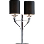 Loving Arms T2 Table Lamp - Chrome / Black