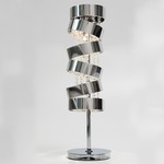 Secret Club Table Lamp with Swarovski Crystal - Chrome / Crystal
