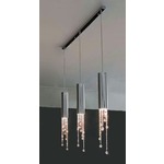 Sexy Crystals Linear Suspension 6319/55 - Chrome / Swarowski Strass