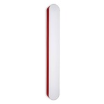 I-Club Large Wall / Ceiling Light - Chrome / Red Wood