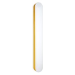 I-Club Large Wall / Ceiling Light - Chrome / Yellow Wood