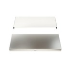 Zipp 4 Inch Square Split Canopy - Satin Nickel