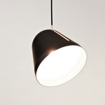 Tilt Small Pendant - Matte Black