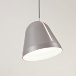 Tilt Small Pendant - Matte Grey