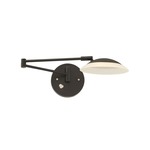 Meran Turbo Wall Light - Museum Black / Frosted