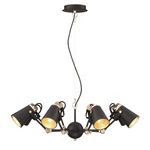 Edward Chandelier - Black / Brass