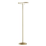 Dessau Turbo Swing Arm Floor Lamp - Satin Brass
