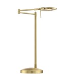 Dessau Turbo Swing Arm Table Lamp - Satin Brass