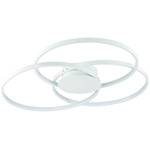 Sedona 3-Ring Wall / Ceiling Light - White / White