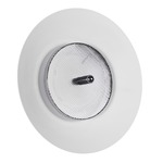 Signal Wall / Ceiling Light - White Shade / Nickel