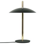 Signal Table Lamp - Black Shade / Brass