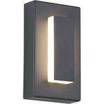 Aspen Outdoor Wall Sconce - Charcoal / Frosted