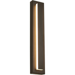 Aspen Outdoor Wall Sconce - Bronze / Frosted