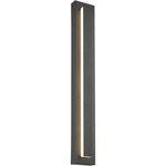 Aspen Outdoor Wall Sconce - Charcoal / Frosted