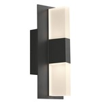 Lyft Outdoor Wall Light - Black / Frost