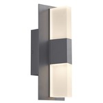 Lyft Outdoor Wall Light - Charcoal / Frost