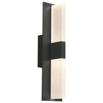 Lyft Outdoor Wall Light - Black / Frost