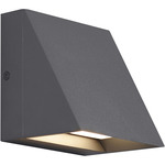 Pitch Single Outdoor Wall Sconce - Charcoal