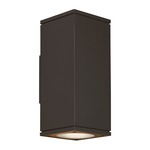 Tegel Outdoor Up/Down 10Deg/10Deg Wall Sconce - Bronze / Clear