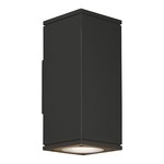 Tegel Outdoor Up/Down 10Deg/10Deg Wall Sconce - Black / Clear