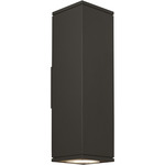 Tegel Outdoor Downlight Wall Sconce - Bronze / Frosted