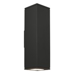 Tegel Outdoor Up/Down 10Deg/10Deg Wall Sconce - Black / Clear