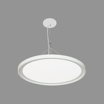 Disc Pendant - Matte White