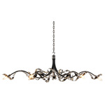 Ruban Plie Oval Chandelier - High Gloss