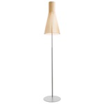 Secto 4210 Floor Lamp - White / Natural Birch