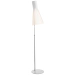 Secto 4210 Floor Lamp - White / White Laminated Birch