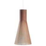 Secto 4200 Pendant - White / Walnut Birch