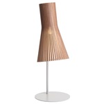 Secto 4220 Table Lamp - White / Walnut Birch