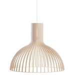 Victo 4250 Pendant - White / Natural Birch