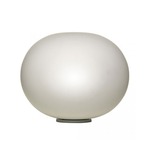Glo-Ball Basic Table Lamp - Gray / White Glass